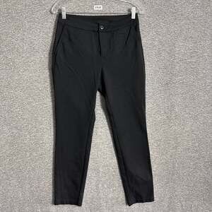 American Giant Women's 4 Black Modal Stretch Ponte Stretch Skinny Pants